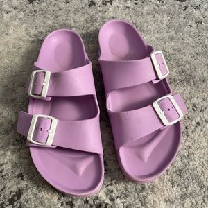 Arizona Birkenstocks Lavender Purple Rubber size 39